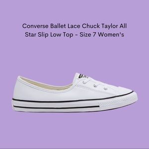 Converse Chuck Taylor All-Star Ballet Shoes Size 7